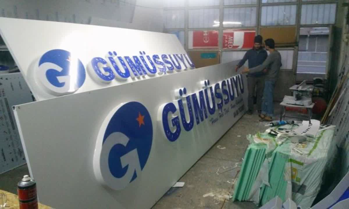 Gümüşsuyu Bayi Tabelası İmalatı ve Atölye Üretimi