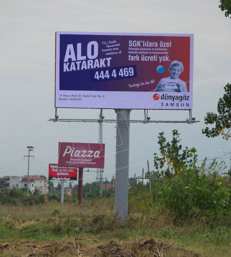 Dünyagöz Totem Tabela Samsun Reklamcı
