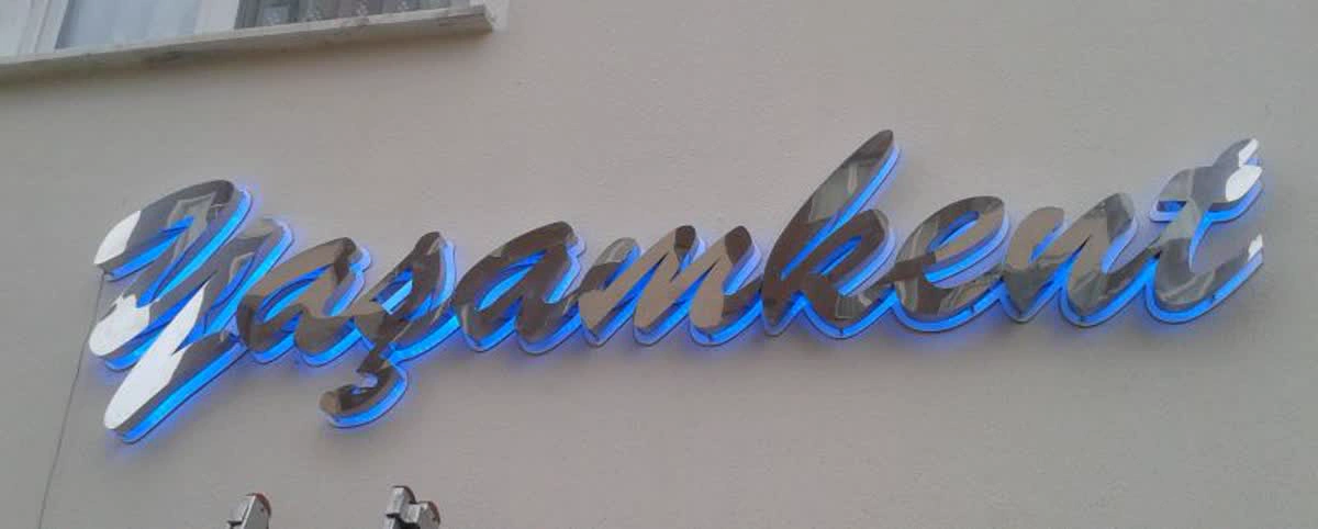 Yaşamkent Krom Harf Işıklı Tabela